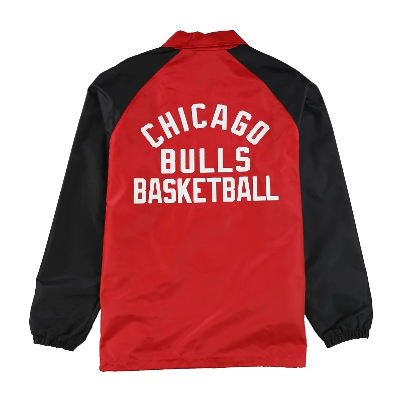 STARTER Mens Chicago Bulls Jacket, Red, Large (Regular)