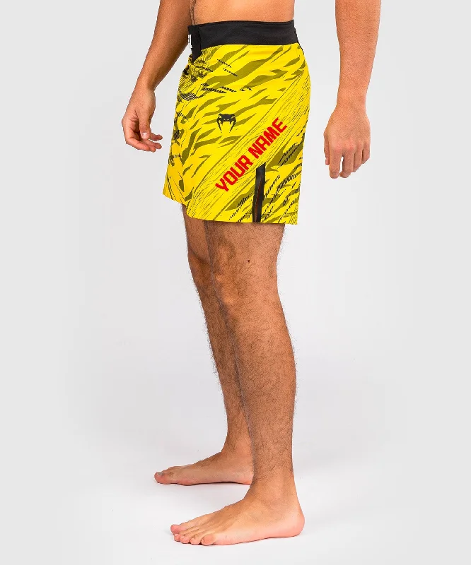 UFC Fusion by Venum Personalized Authentic Fight Night Men's Fight Short - Short Fit - Yellow