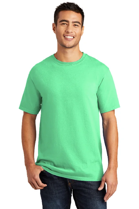 Port & Company Mens Beach Wash Short Sleeve Crewneck T-Shirt - Jadeite Green