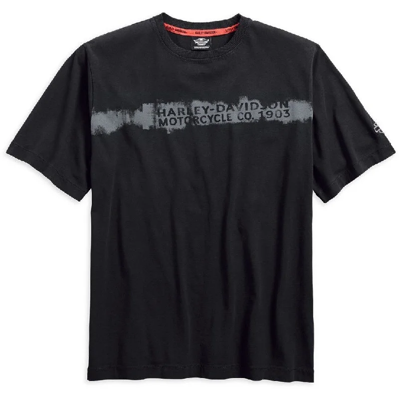 Harley-Davidson™ Men's Black Printed Tee - 96404-18VM