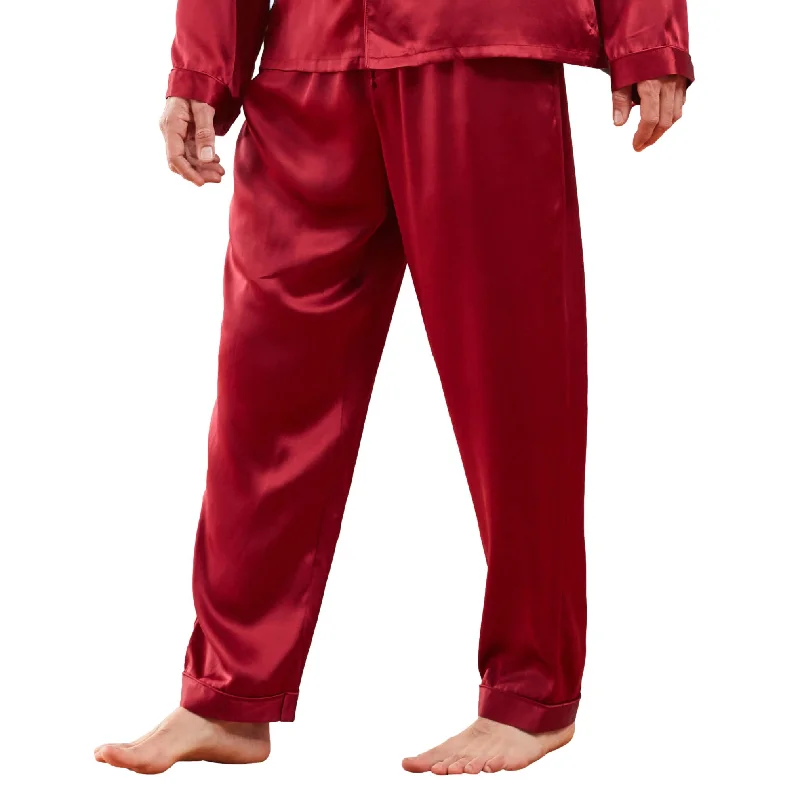 J. Peterman Men's Satin Silk Pajama Pants