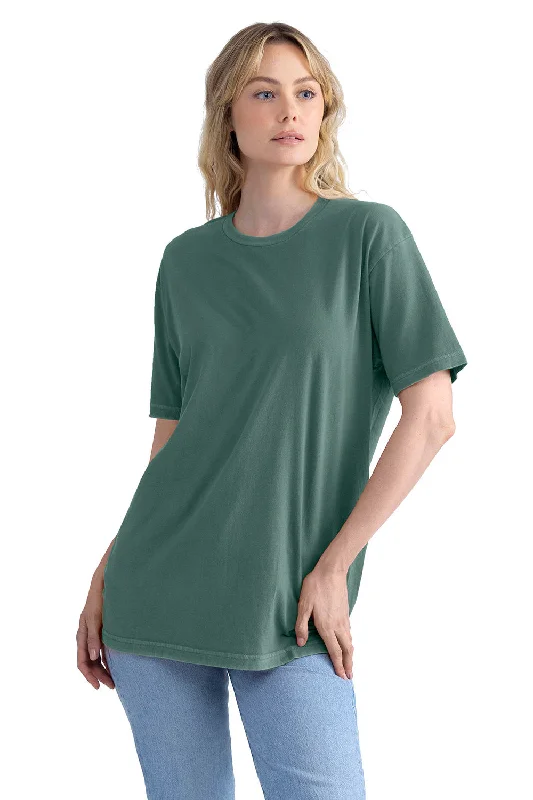 Next Level Mens Soft Wash Short Sleeve Crewneck T-Shirt - Royal Pine Green