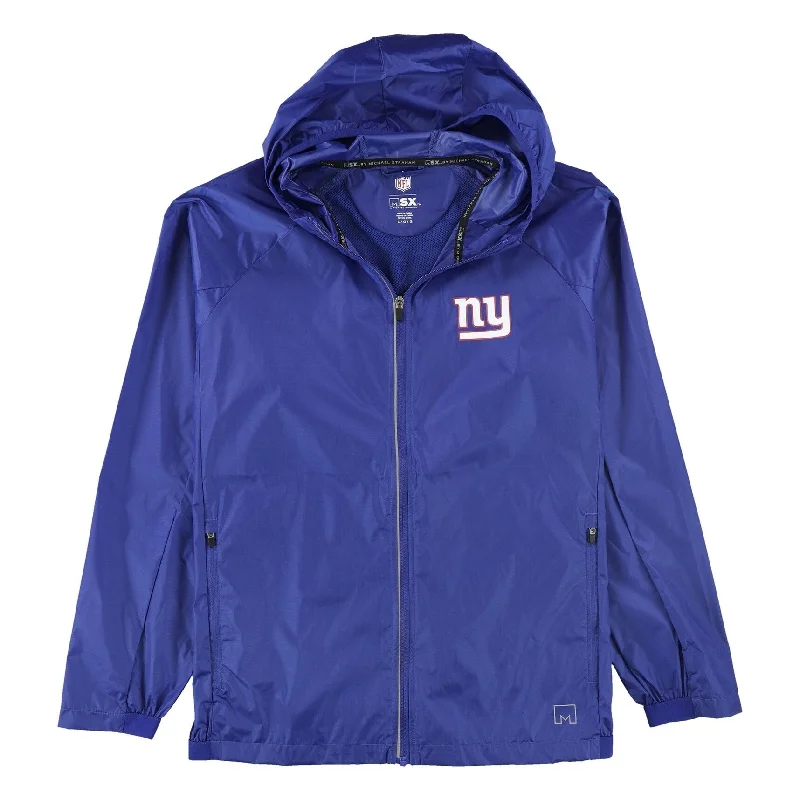 G-III Sports Mens NY Giants Jacket, Blue, Large (Regular)