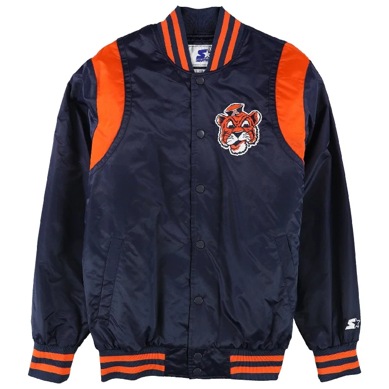 STARTER Mens Auburn University Jacket, Blue, Large (Regular)