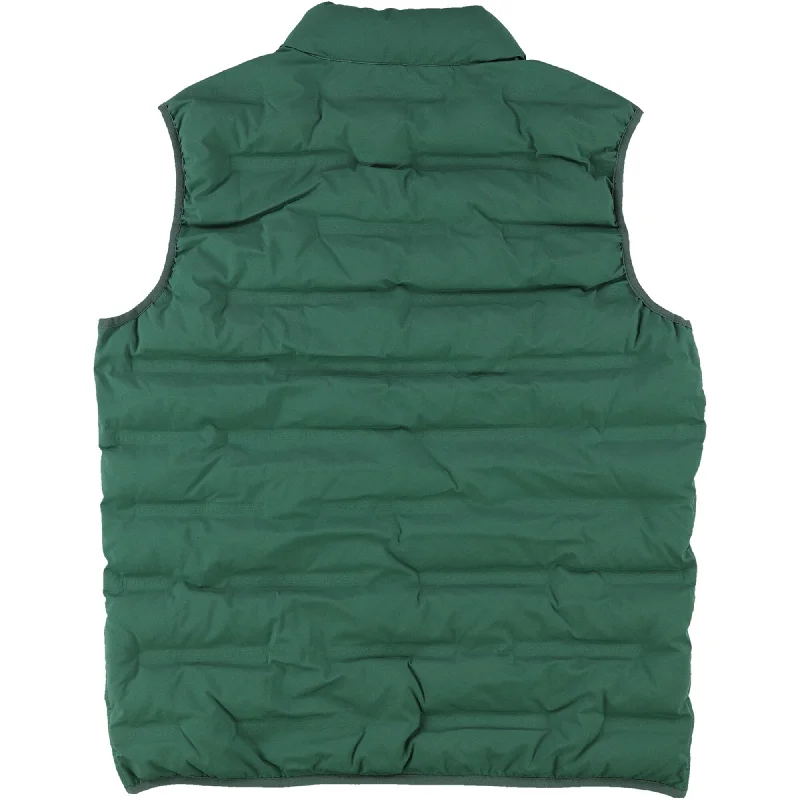 Tommy Hilfiger Mens Green Bay Packers Puffer Vest, Green, Medium