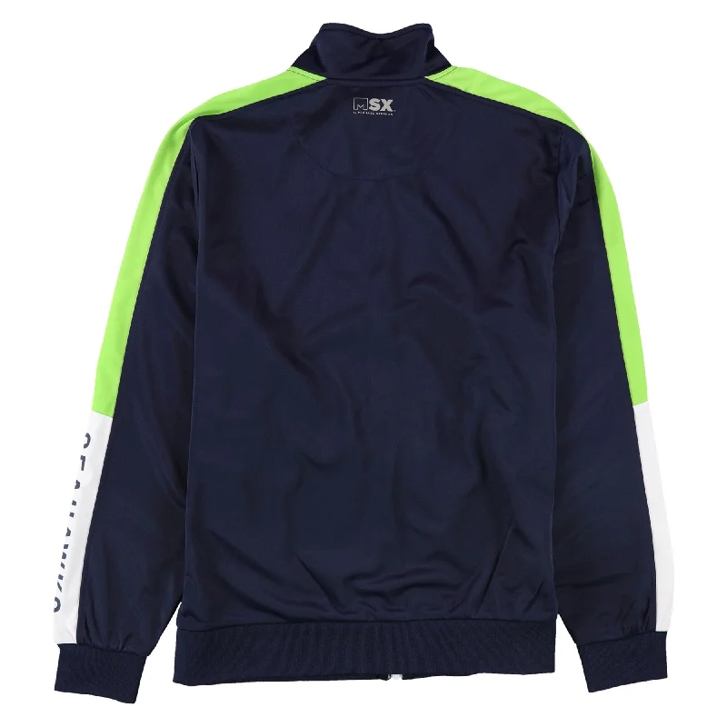 G-III Sports Mens Seattle Seahawks Track Jacket, Blue, Large (Regular)