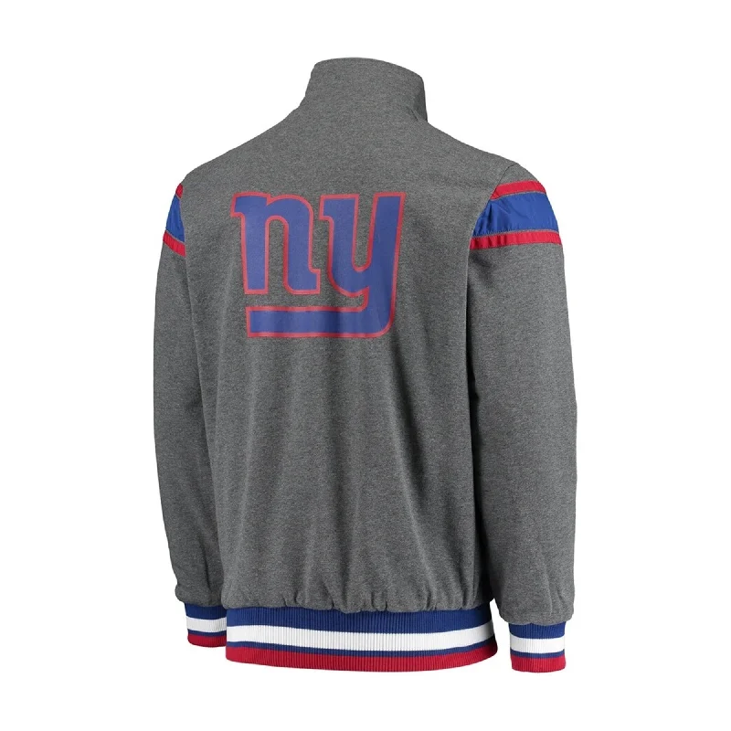 NFL Mens NY Giants Reversible Jacket, Blue, Large (Regular)