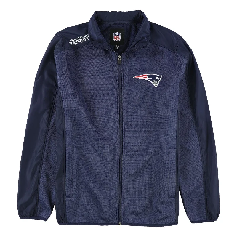 NFL Mens New England Patriots Jacket, Blue, Large