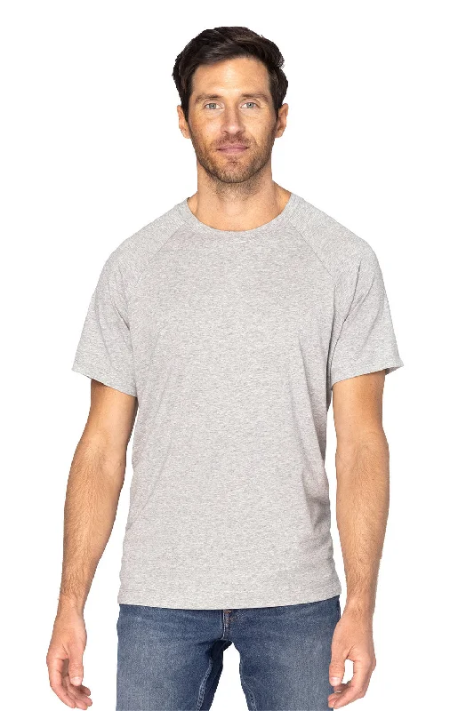 Threadfast Apparel Mens Impact Short Sleeve Crewneck T-Shirt - Heather Grey