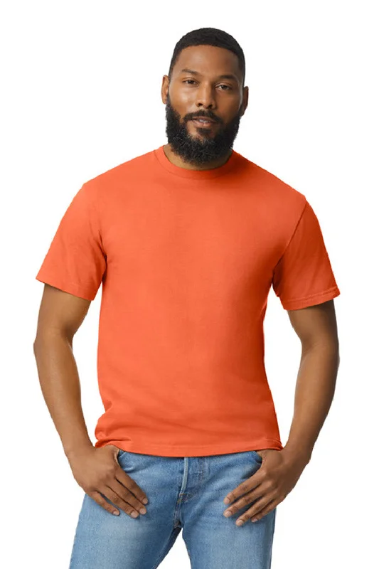 Gildan Mens Softstyle Short Sleeve Crewneck T-Shirt - Orange