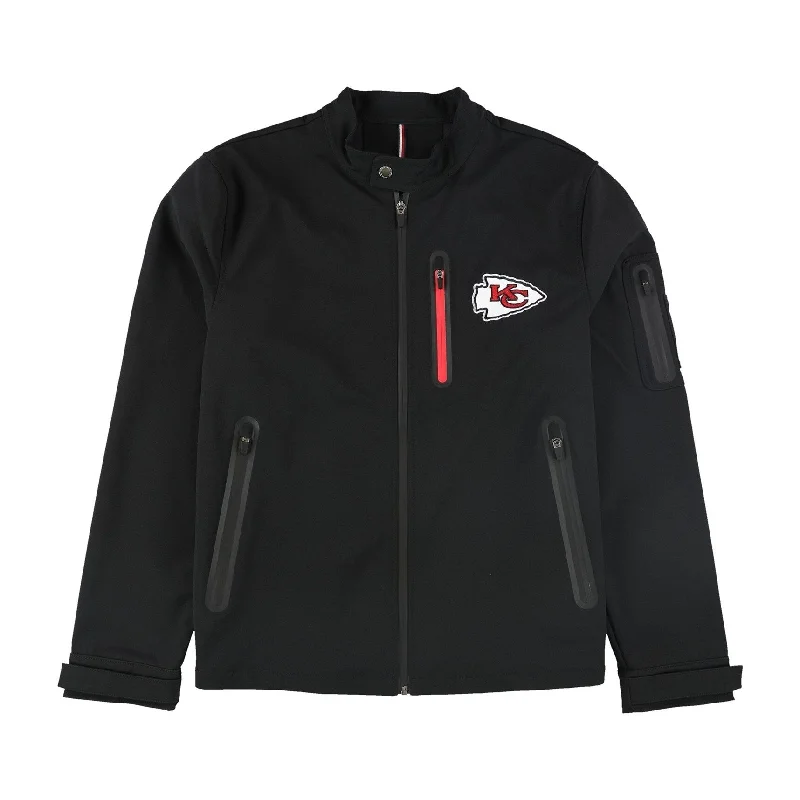 Tommy Hilfiger Mens Kansas City Chiefs Jacket, Black, Medium (Regular)