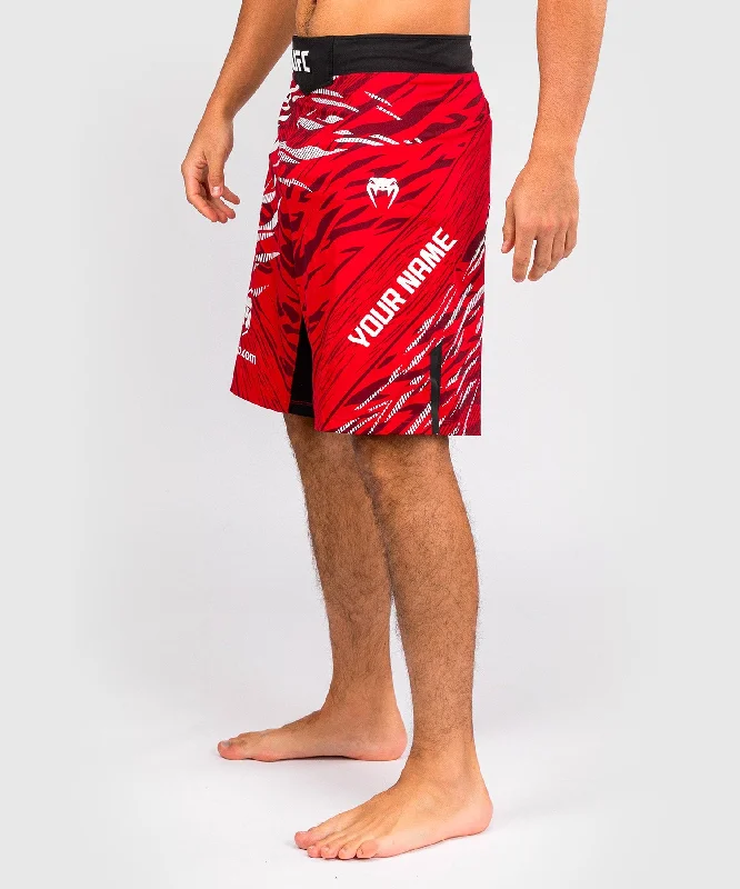 UFC Fusion by Venum Personalized Authentic Fight Night Men's Fight Short - Long Fit - Red