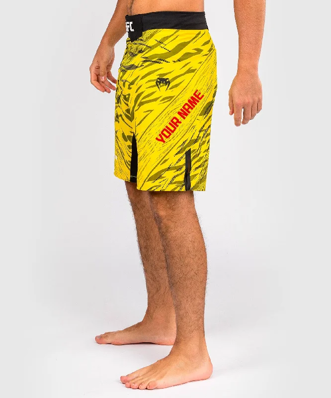 UFC Fusion by Venum Personalized Authentic Fight Night Men's Fight Short - Long Fit - Yellow