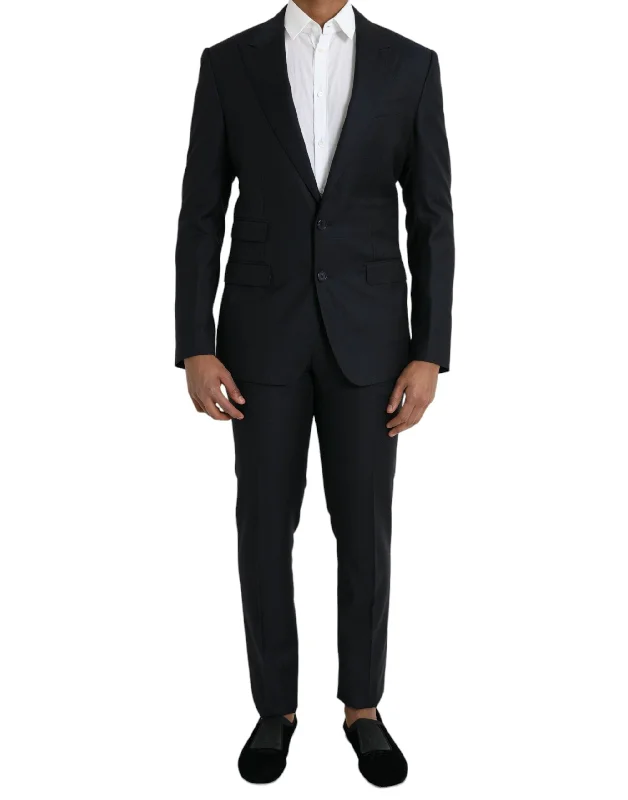 Dolce & Gabbana   Wool NAPOLI Formal 2 Piece Men's Suit