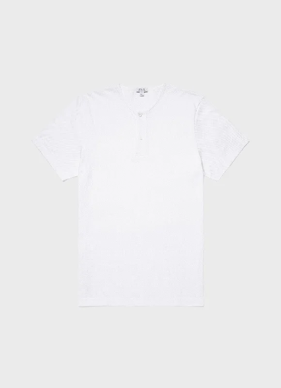 Men's Riviera Henley in White