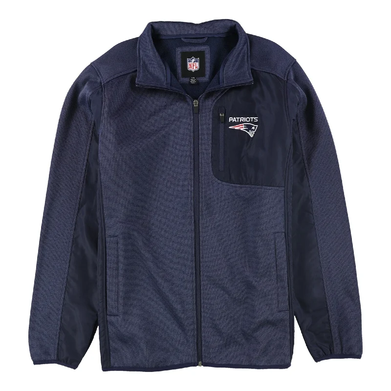 G-III Sports Mens New England Patriots Jacket, Blue, Large