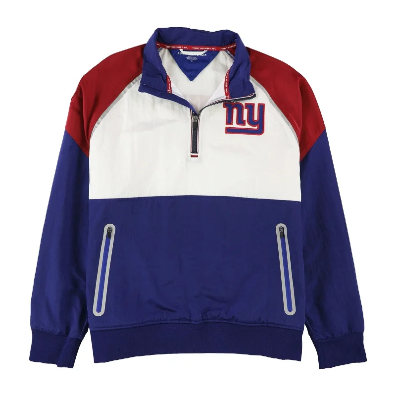 Tommy Hilfiger Mens New York Giants Jacket, Blue, Medium