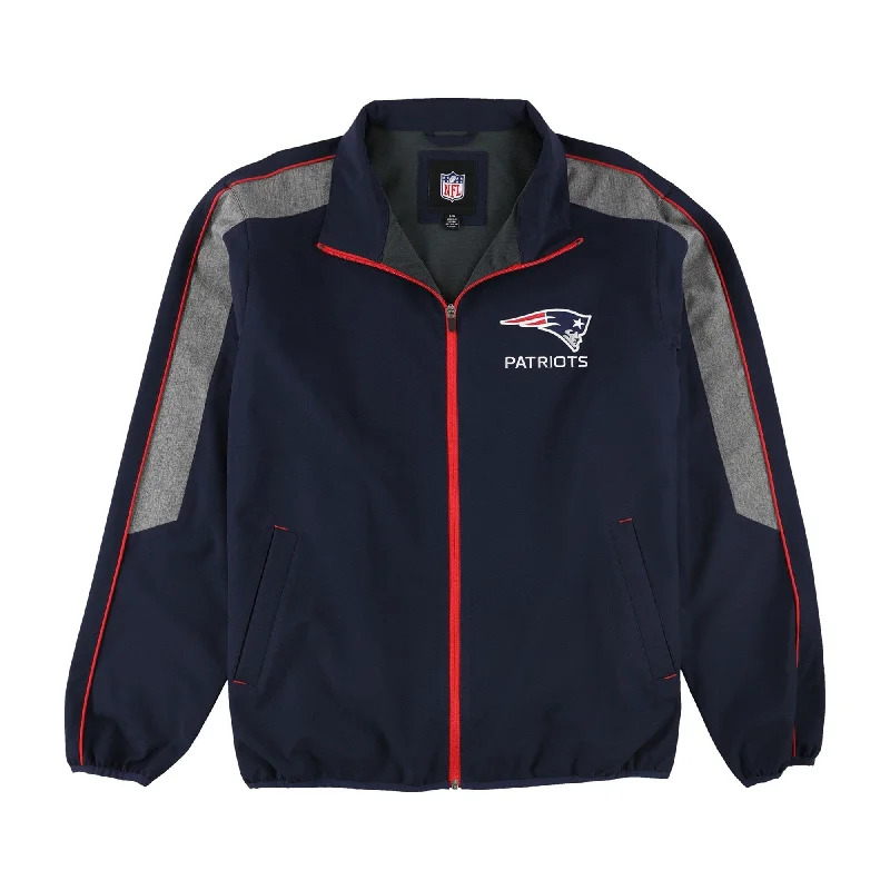 G-III Sports Mens New England Patriots Jacket, Blue, Large