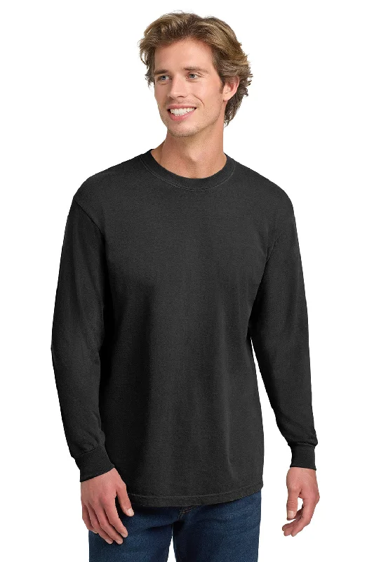 Comfort Colors Mens Long Sleeve Crewneck T-Shirt - Graphite Grey