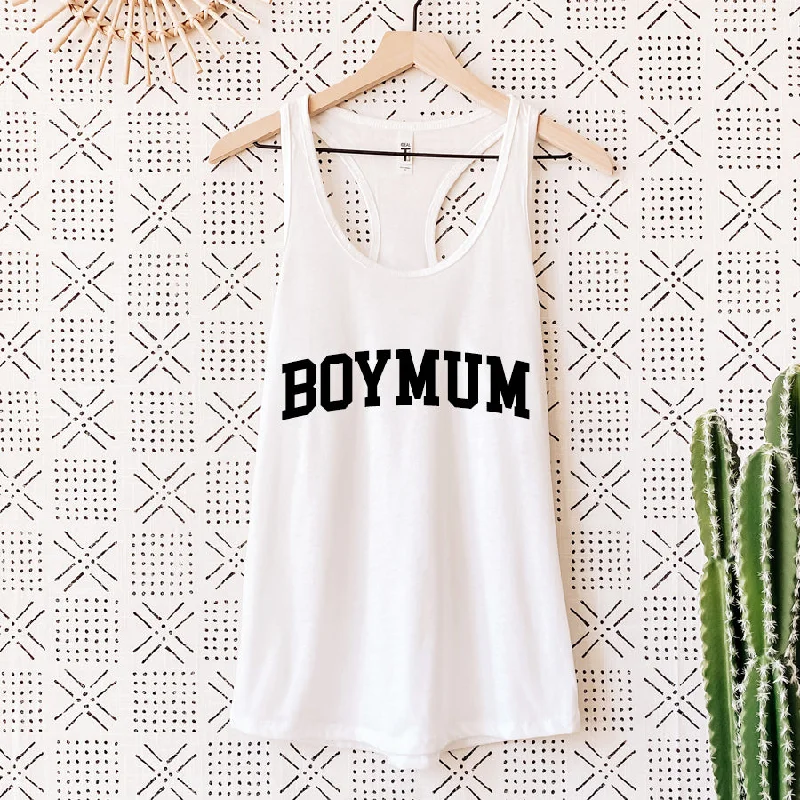 Soulmate- Boymum White Racer Vest