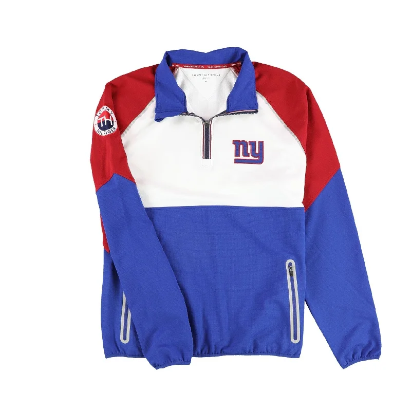 Tommy Hilfiger Mens New York Giants Track Jacket, Multicoloured, Medium