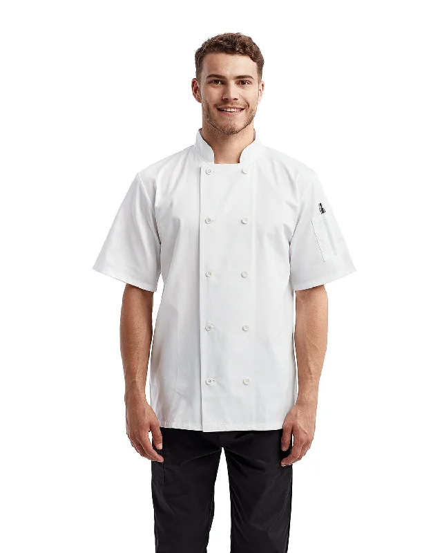 Artisan Collection by Reprime Unisex Short-Sleeve Sustainable Chef's Jacket