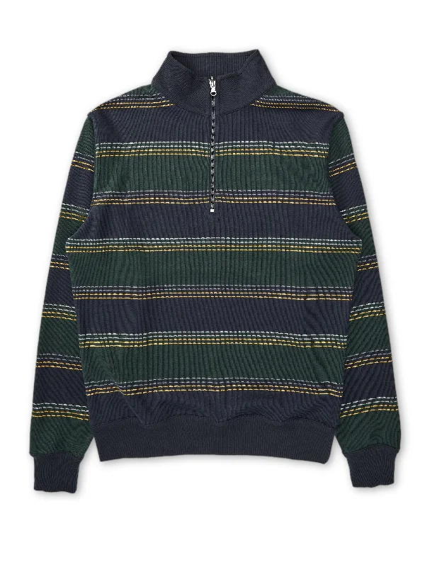 Reversible Half Zip Sweatshirt Hinkley Navy/Green