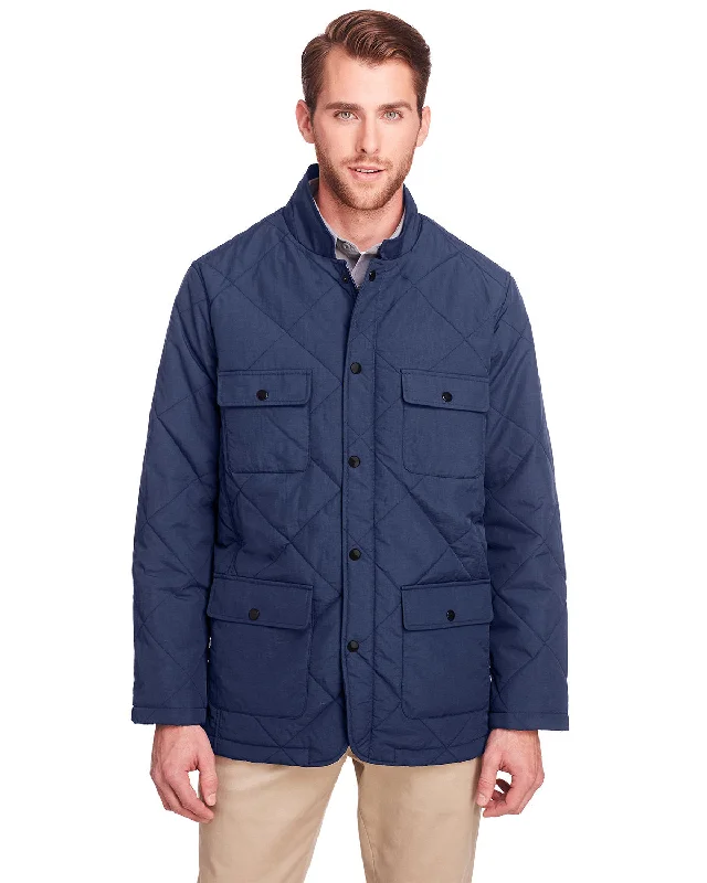 UltraClub Men's Dawson Quilted Hacking Jacket