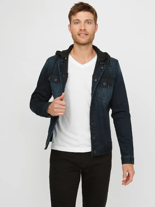 Vertix Hooded Denim Jacket