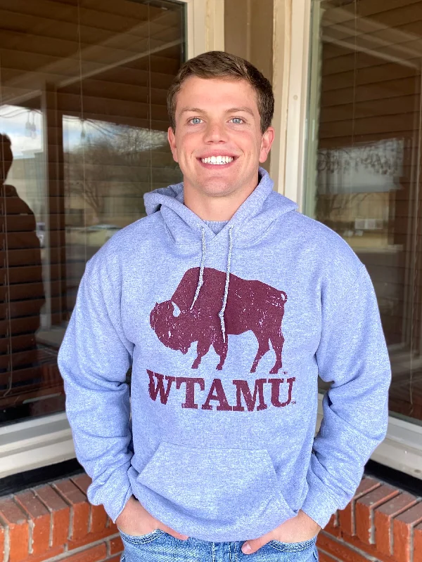 WTAMU Buffalo Grey Hoodie