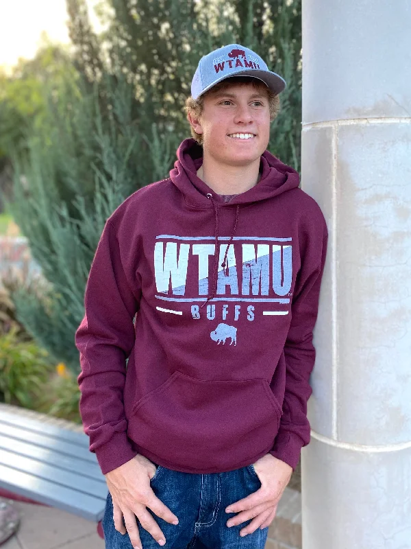 WTAMU Buffs Slash Stack Hoodie