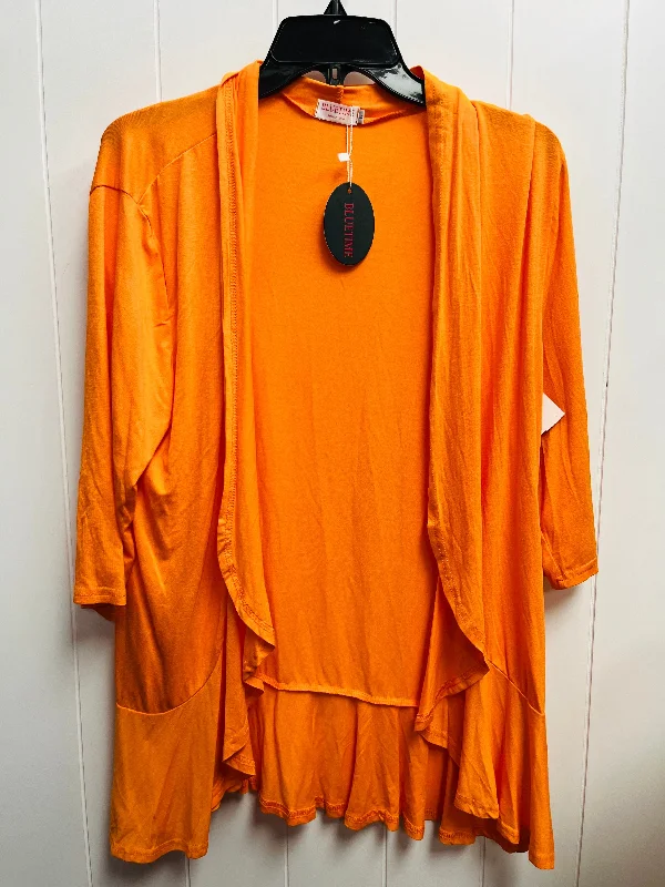 Cardigan By bluetime In Orange, Size: L