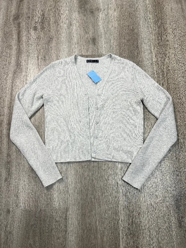 Cardigan By Brandy Melville In Grey, Size: S