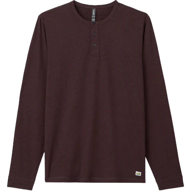 Men's Long-Sleeve Ease Performance Henley