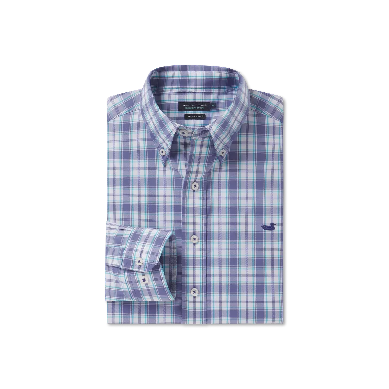 Benton Performance Plaid Dress Shirt