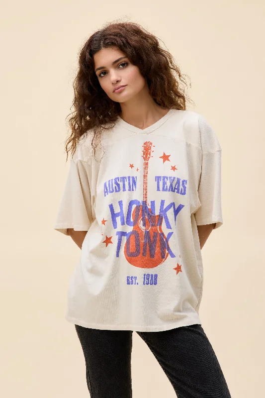 Austin Honky Tonk Oversized Jersey Tee