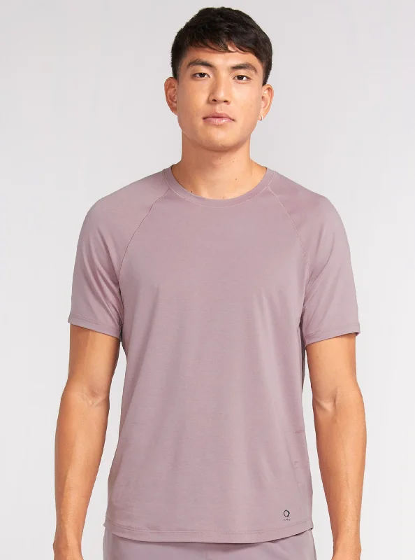 ALRN Raglan Short Sleeve Tee - Elderberry