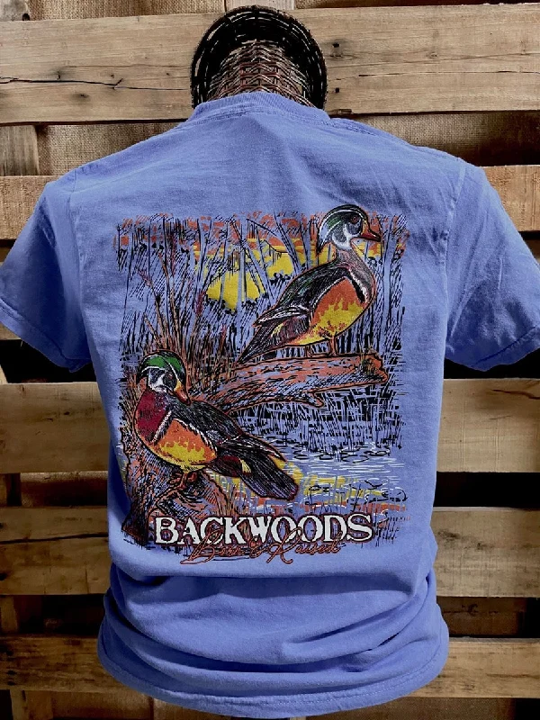 Backwoods Born & Raised Wood Ducks Comfort Colors Unisex T-Shirt