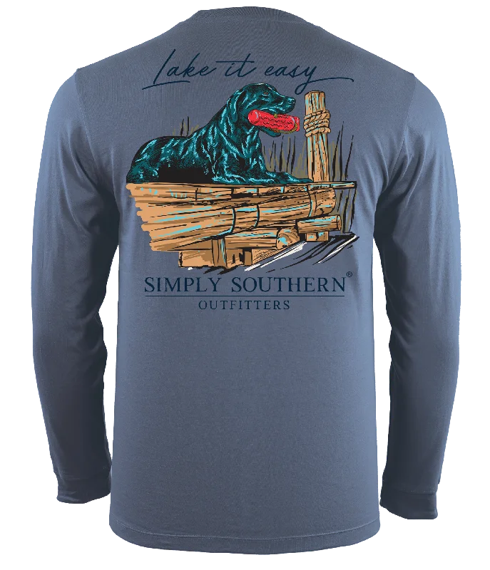 SALE Simply Southern Lake Dog Unisex Long Sleeve T-Shirt