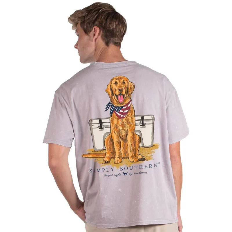 SALE Simply Southern Golden USA Dog Unisex T-Shirt