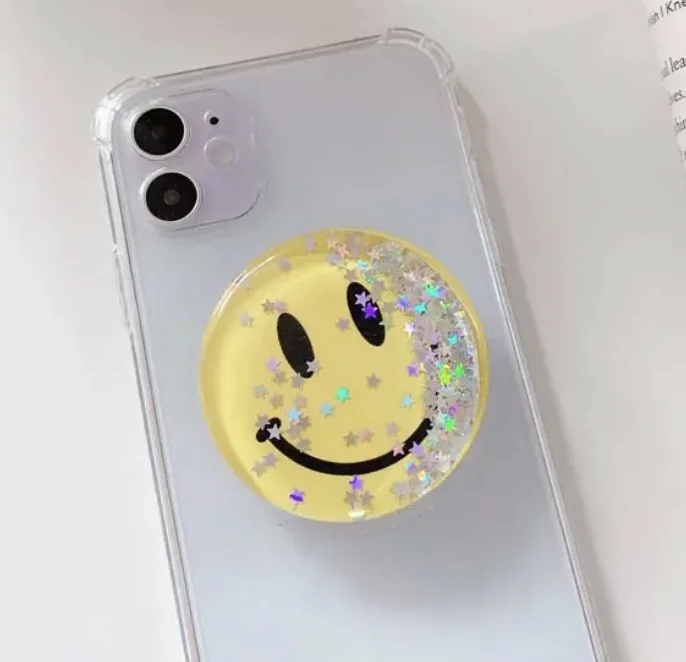 Glitter Waterfall Phone Grip