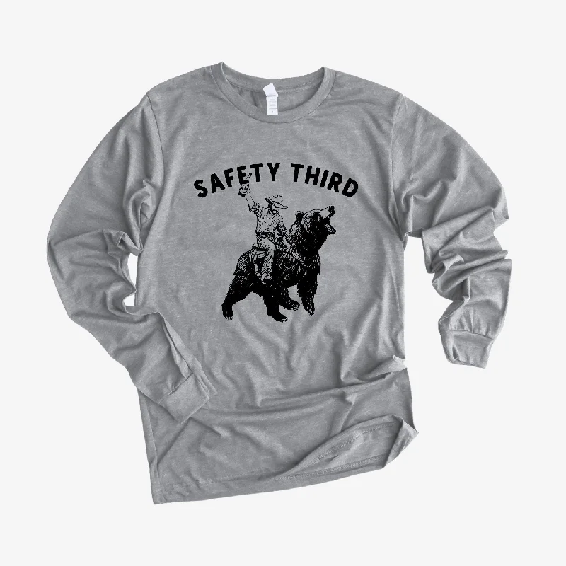 Hilarious Safety Third Bear Long Sleeve *UNISEX FIT*