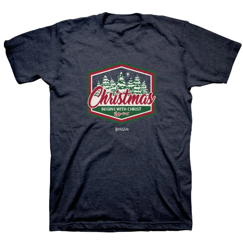 Kerusso Christian Christmas Badge Unisex T-Shirt