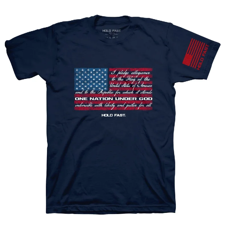 Hold Fast USA Pledge Flag Christian Unisex T-Shirt