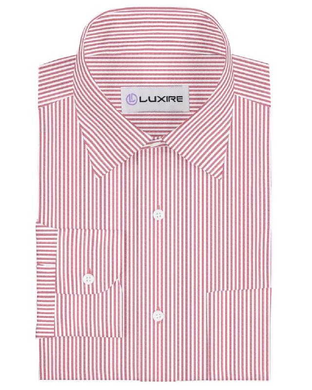 Linen: Red White Candy Stripes