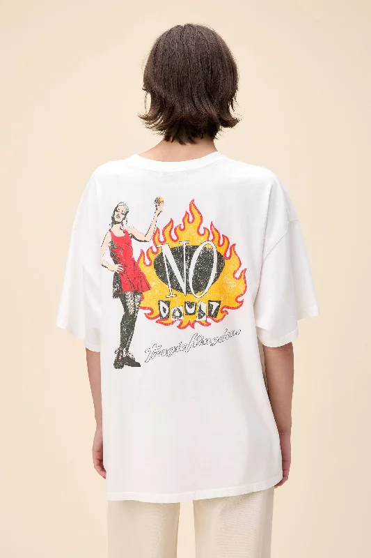 No Doubt Tragic Kingdom Flames OS Tee