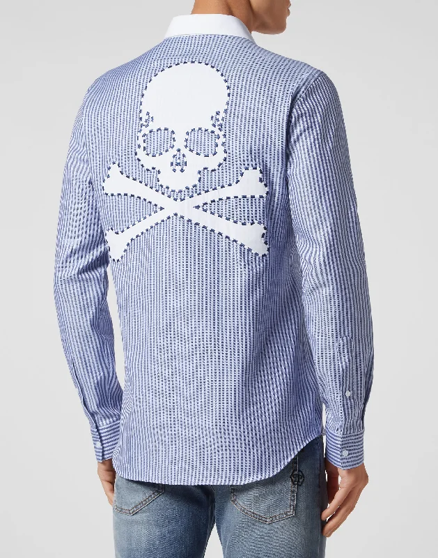 Shirt Sugar Daddy Cut LS Skull&Bones