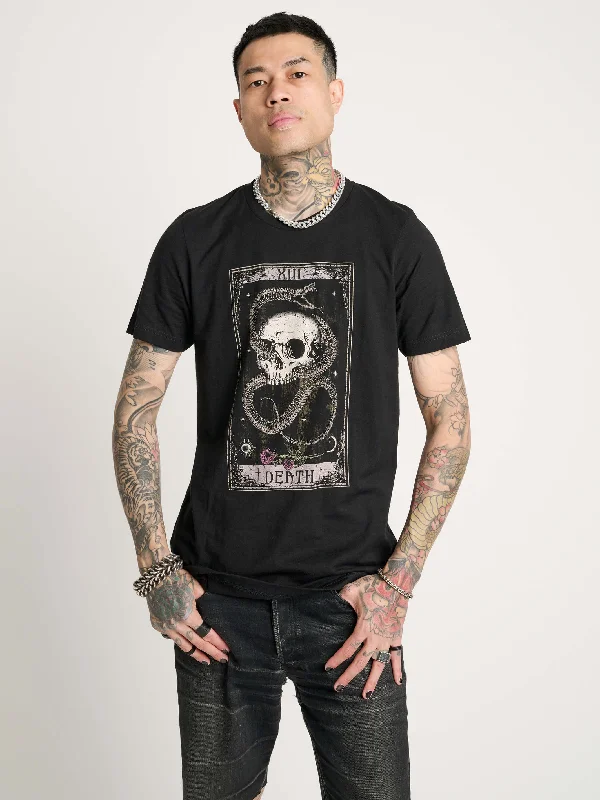 Snake & Skull Death Tarot T-shirt