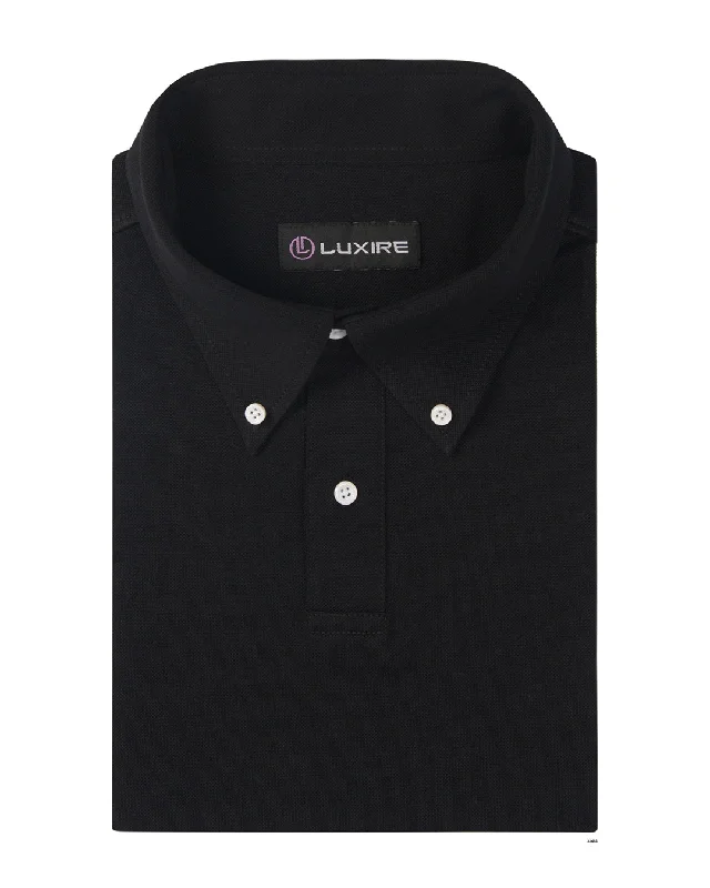 Coal Black Polo T-shirt