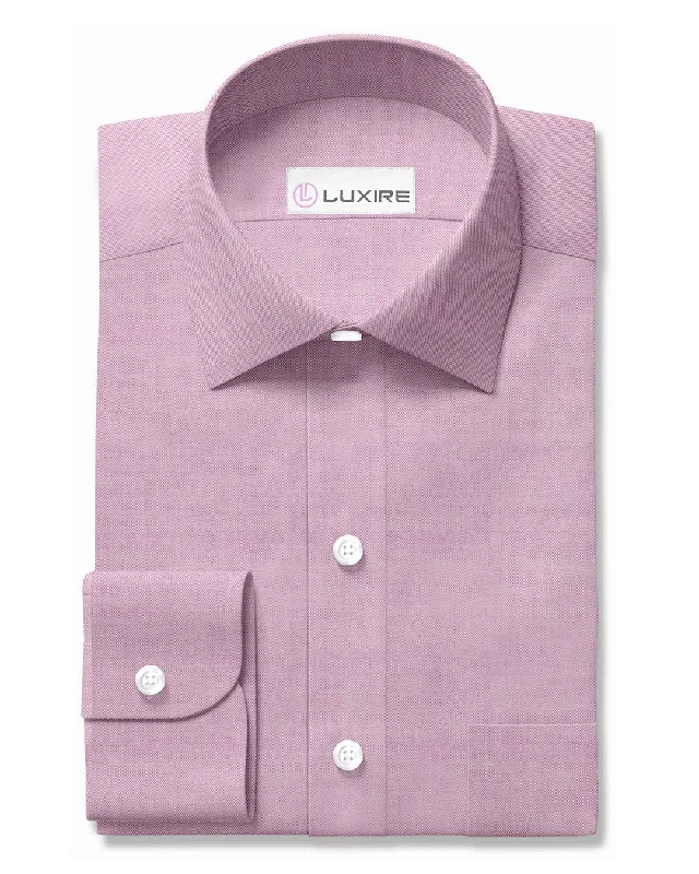 Violet Pink Pinpoint Oxford